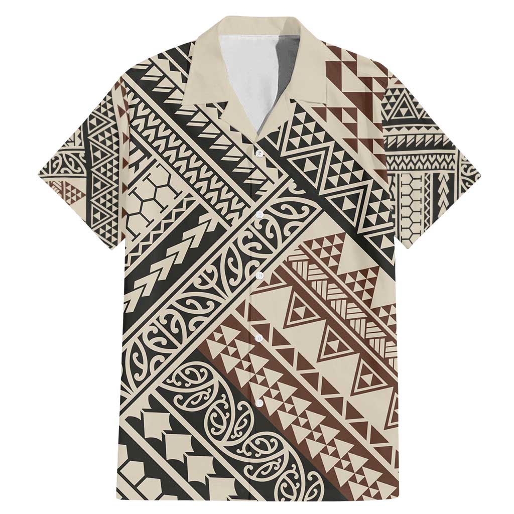 Niho Taniwha Kowhaiwhai Family Matching Mermaid Dress and Hawaiian Shirt