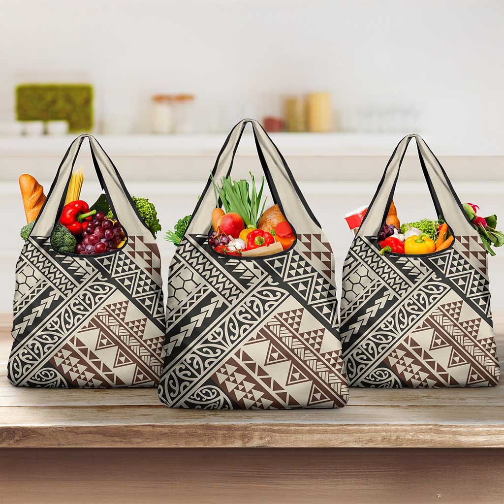 Niho Taniwha Kowhaiwhai Grocery Bag