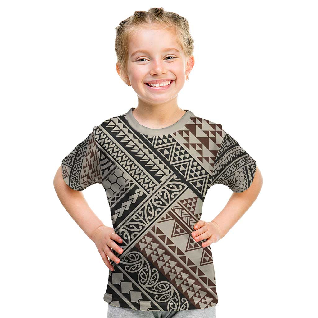 Niho Taniwha Kowhaiwhai Kid T Shirt