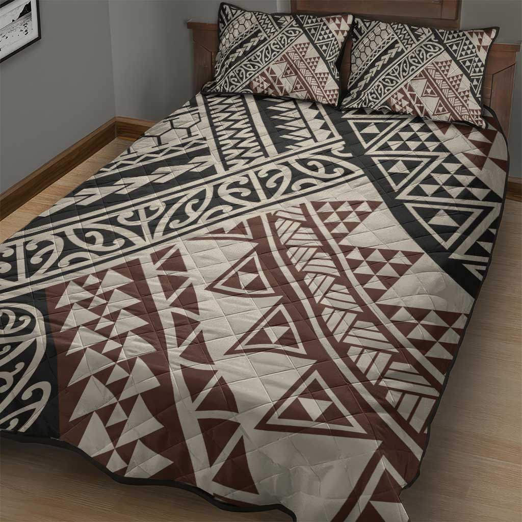 Niho Taniwha Kowhaiwhai Quilt Bed Set