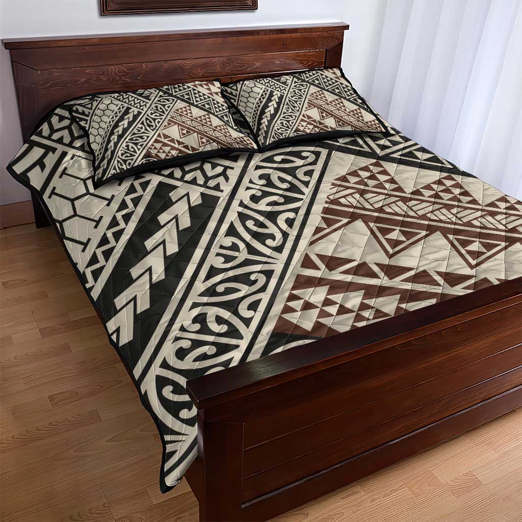 Niho Taniwha Kowhaiwhai Quilt Bed Set