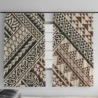 Niho Taniwha Kowhaiwhai Window Curtain