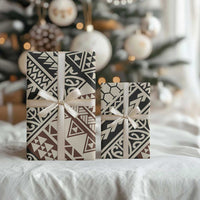 Niho Taniwha Kowhaiwhai Wrapping Paper - Polynesian Pride