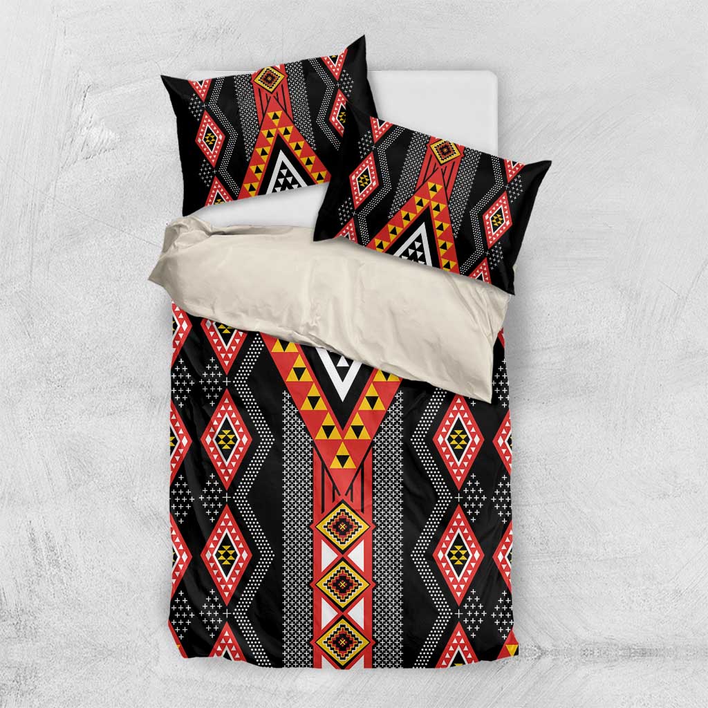 Niho Taniwha Taniko Motif Bedding Set