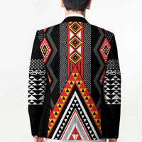 Niho Taniwha Taniko Motif Blazer - Polynesian Pride