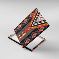 Niho Taniwha Taniko Motif Canvas Wall Art