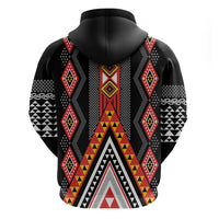 Niho Taniwha Taniko Motif Hoodie