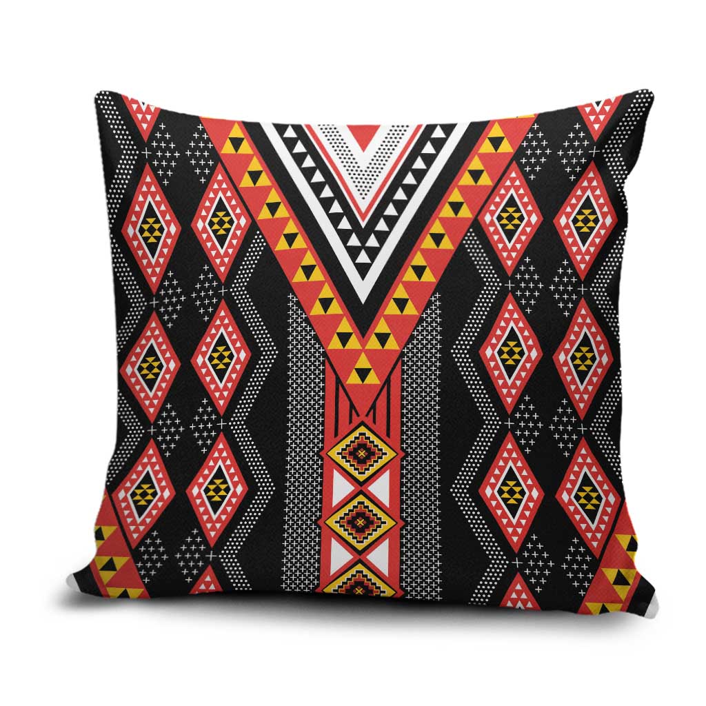 Niho Taniwha Taniko Motif Pillow Cover - Polynesian Pride