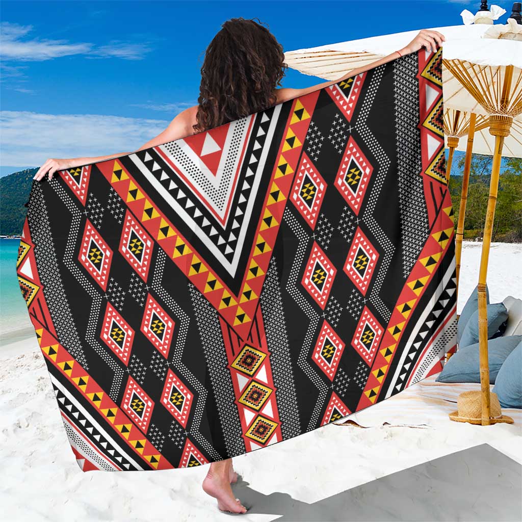 Niho Taniwha Taniko Motif Sarong