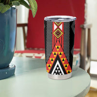 Niho Taniwha Taniko Motif Tumbler Cup