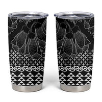 Black Taniko Kowhaiwhai Tukutuku Motif Tumbler Cup