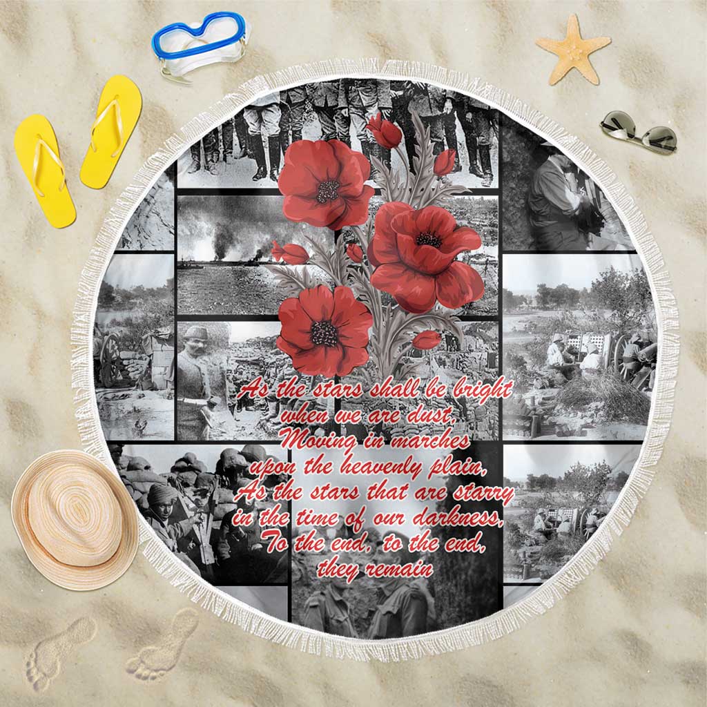 ANZAC Day Gallipoli Campaign Beach Blanket To The End They Remain
