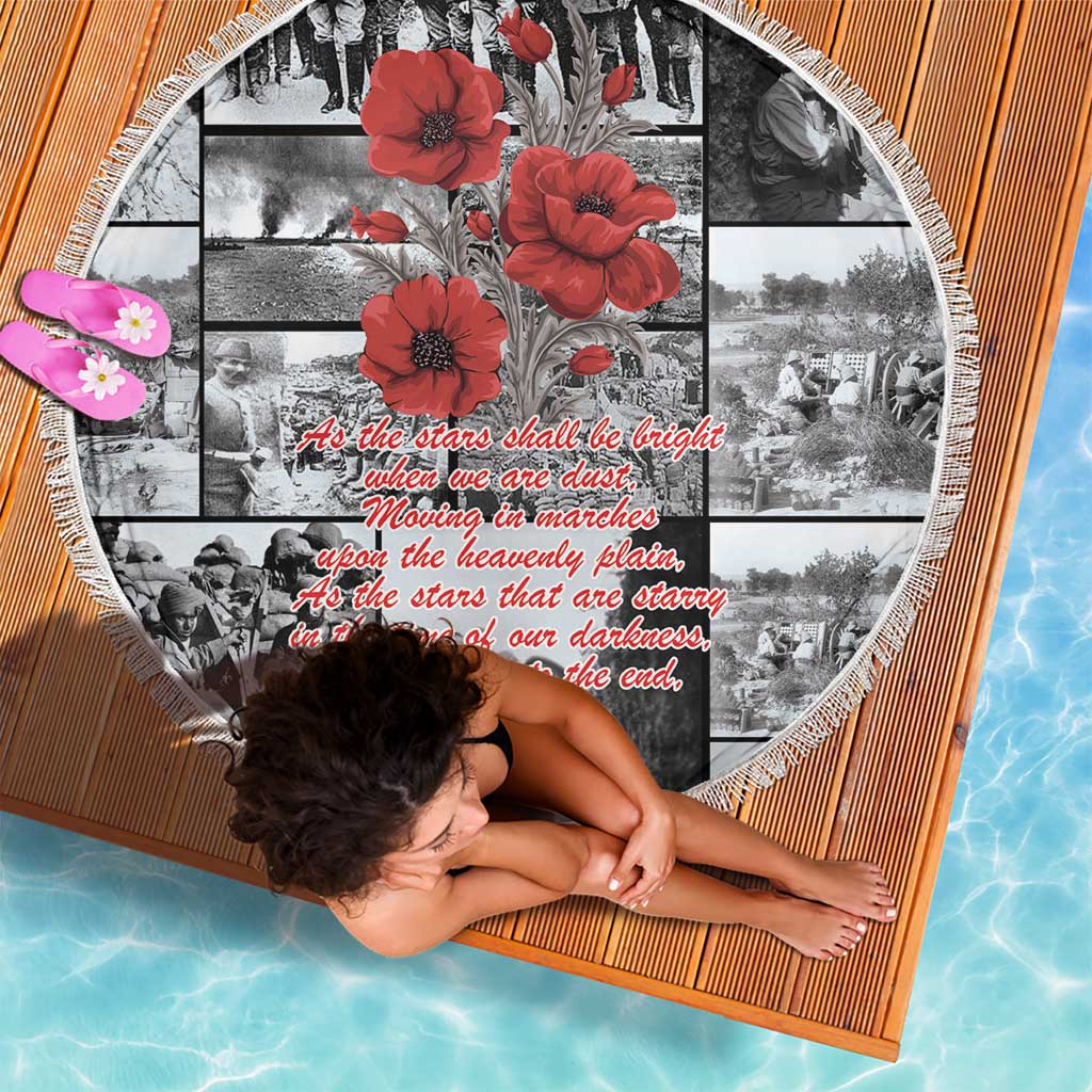 ANZAC Day Gallipoli Campaign Beach Blanket To The End They Remain