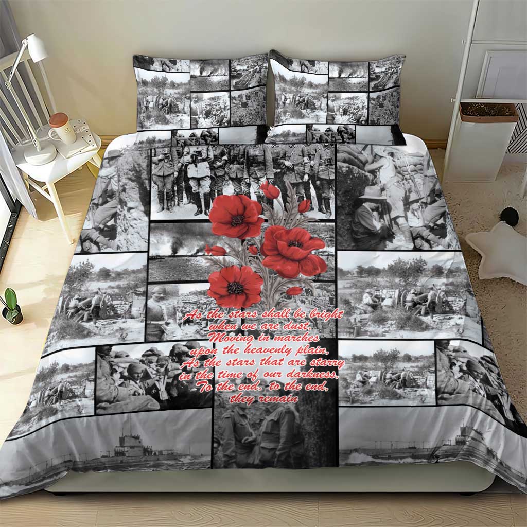 ANZAC Day Gallipoli Campaign Bedding Set To The End They Remain
