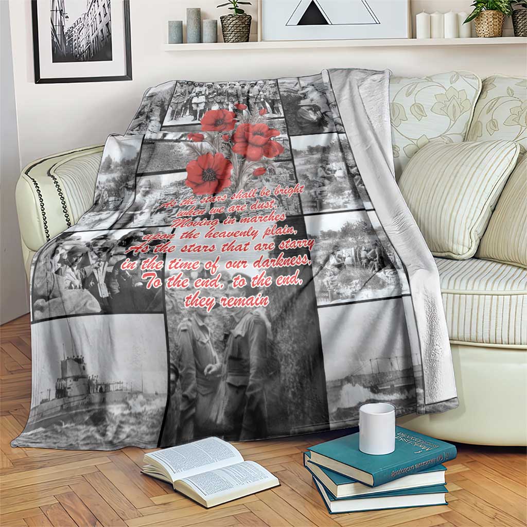 ANZAC Day Gallipoli Campaign Blanket To The End They Remain