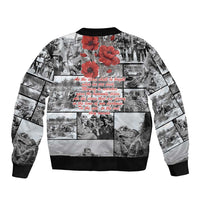 ANZAC Day Gallipoli Campaign Bomber Jacket To The End They Remain