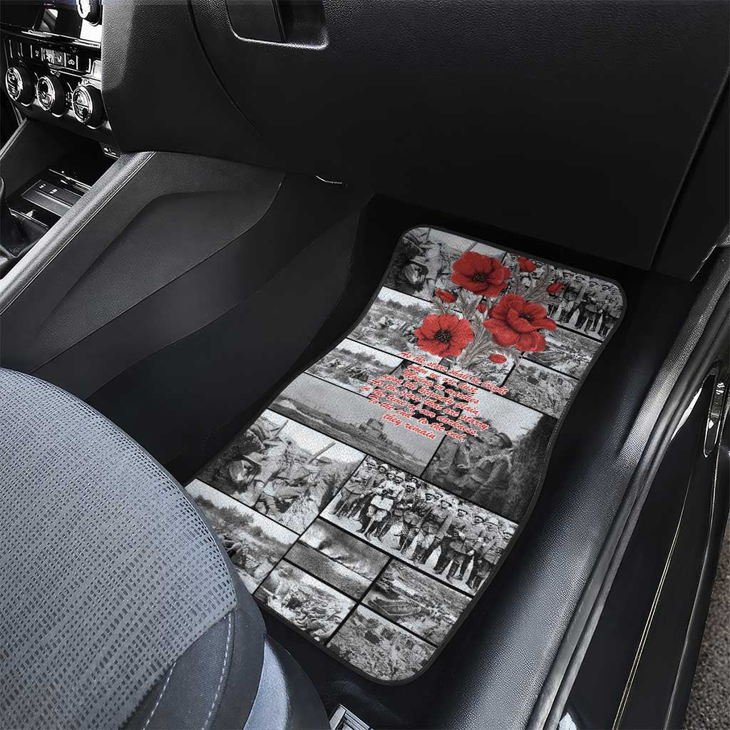 ANZAC Day Gallipoli Campaign Car Mats To The End They Remain