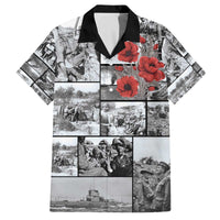 ANZAC Day Gallipoli Campaign Family Matching Off The Shoulder Long Sleeve Dress and Hawaiian Shirt To The End They Remain