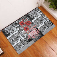 ANZAC Day Gallipoli Campaign Rubber Doormat To The End They Remain LT9 - Polynesian Pride