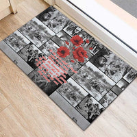 ANZAC Day Gallipoli Campaign Rubber Doormat To The End They Remain LT9 - Polynesian Pride