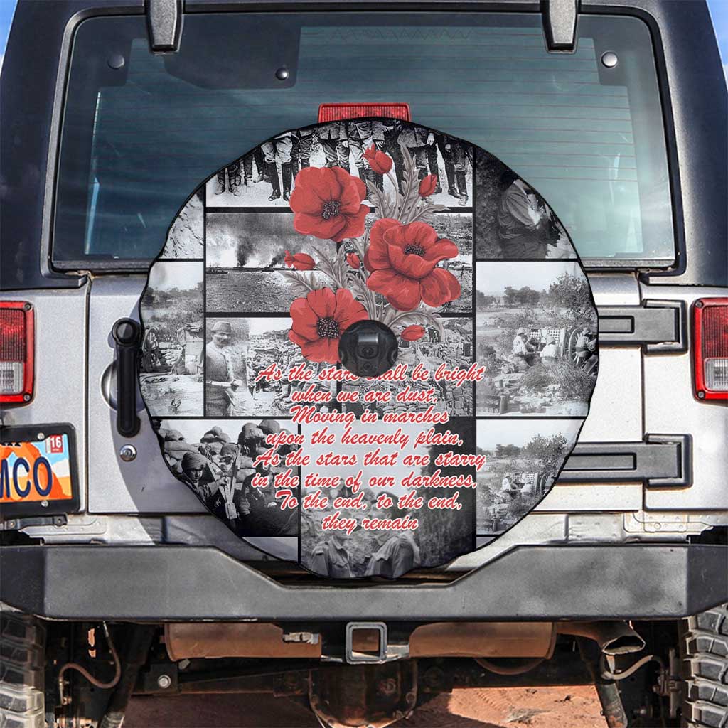 ANZAC Day Gallipoli Campaign Spare Tire Cover To The End They Remain