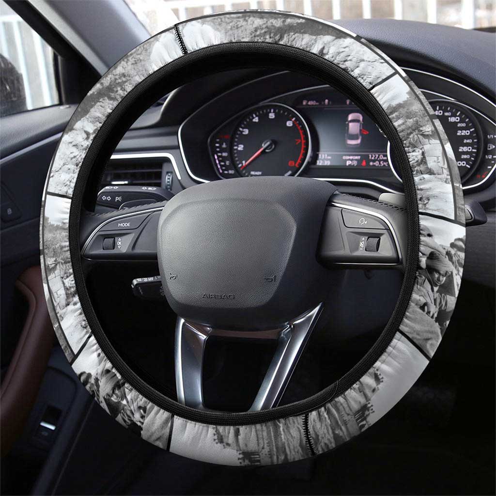 ANZAC Day Gallipoli Campaign Steering Wheel Cover To The End They Remain