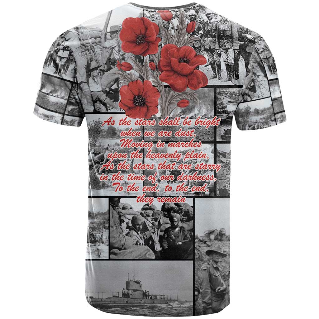ANZAC Day Gallipoli Campaign T Shirt To The End They Remain