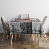 ANZAC Day Gallipoli Campaign Tablecloth To The End They Remain