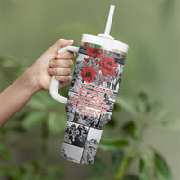 ANZAC Day Gallipoli Campaign Tumbler With Handle To The End They Remain