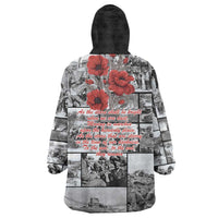 ANZAC Day Gallipoli Campaign Wearable Blanket Hoodie To The End They Remain LT9 - Polynesian Pride