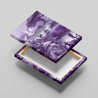 Purple ANZAC Day The Battle of Lone Pine Canvas Wall Art Kiwi-Kangaroo Soldier Lest We Forget