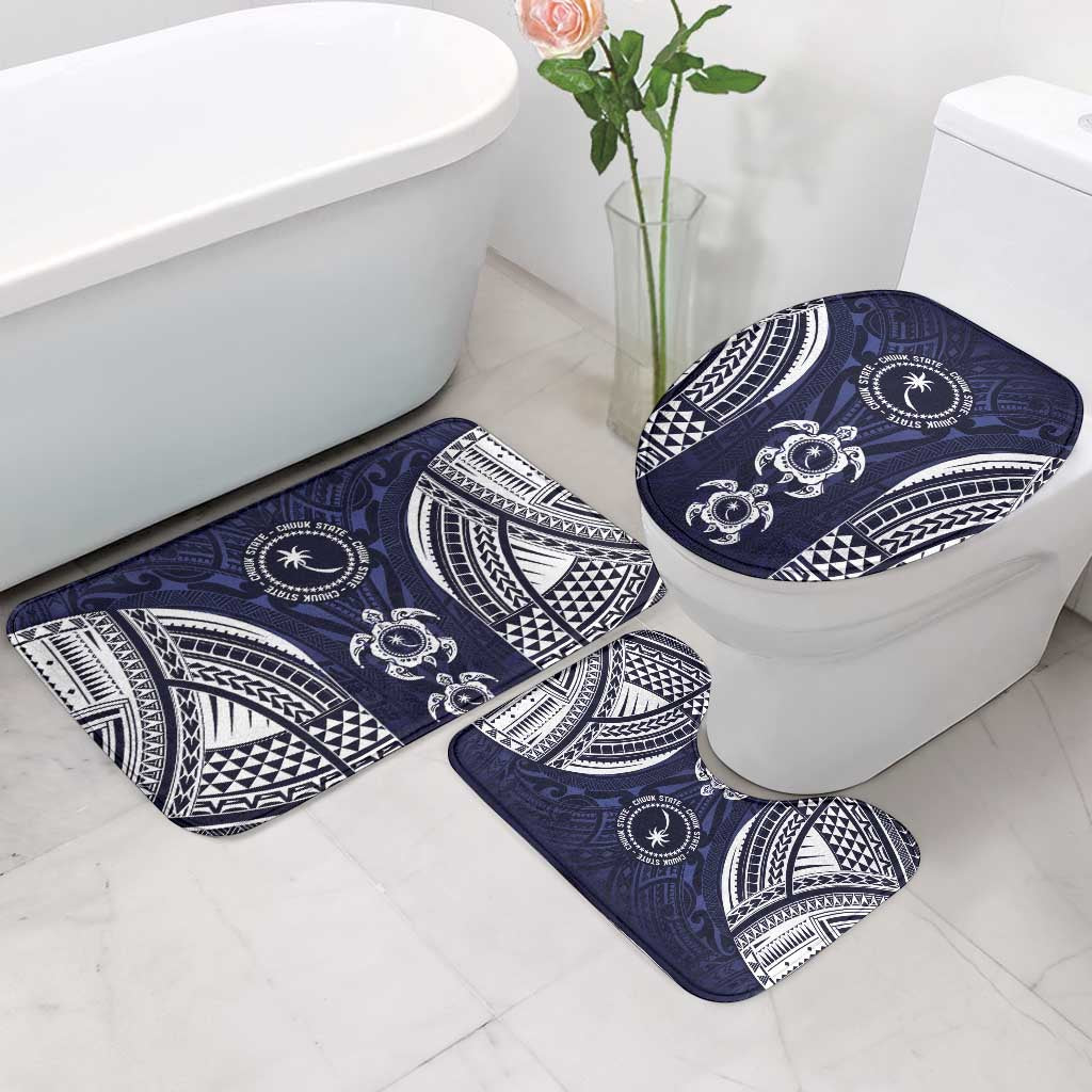 FSM Chuuk States Bathroom Set Micronesia Six 9 One Polynesian Tribal Pattern - Polynesian Pride