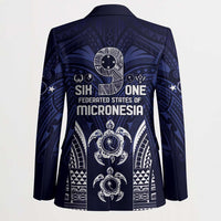 FSM Chuuk States Blazer Micronesia Six 9 One Polynesian Tribal Pattern - Polynesian Pride