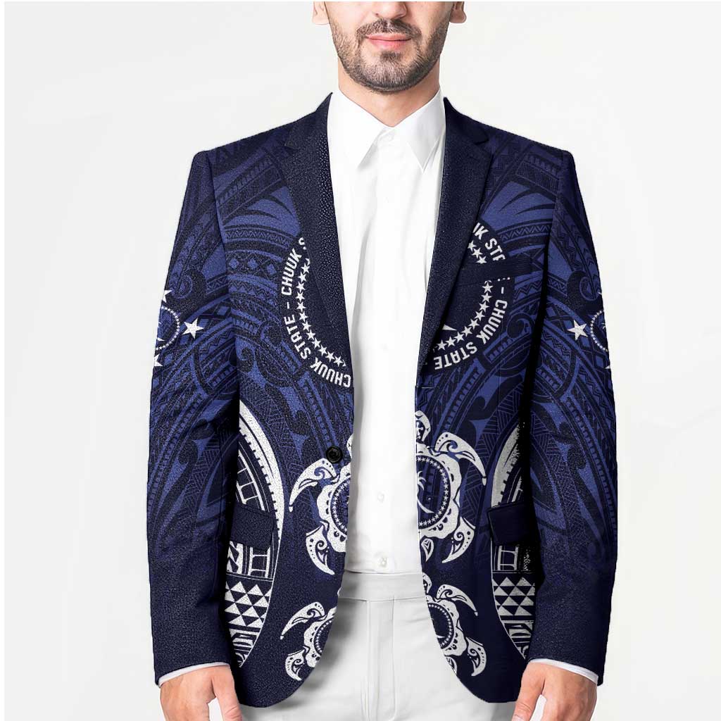 FSM Chuuk States Blazer Micronesia Six 9 One Polynesian Tribal Pattern - Polynesian Pride