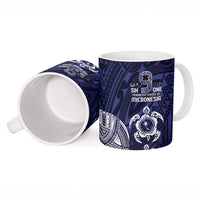 FSM Chuuk States Ceramic Mug Micronesia Six 9 One Polynesian Tribal Pattern - Polynesian Pride
