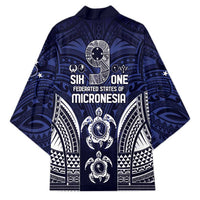 FSM Chuuk States Kimono Micronesia Six 9 One Polynesian Tribal Pattern - Polynesian Pride