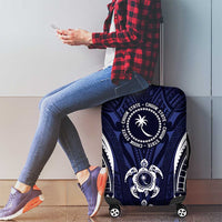 FSM Chuuk States Luggage Cover Micronesia Six 9 One Polynesian Tribal Pattern
