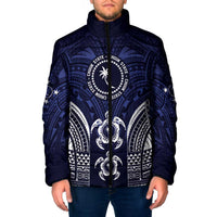 FSM Chuuk States Padded Jacket Micronesia Six 9 One Polynesian Tribal Pattern - Polynesian Pride