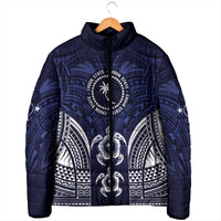 FSM Chuuk States Padded Jacket Micronesia Six 9 One Polynesian Tribal Pattern - Polynesian Pride