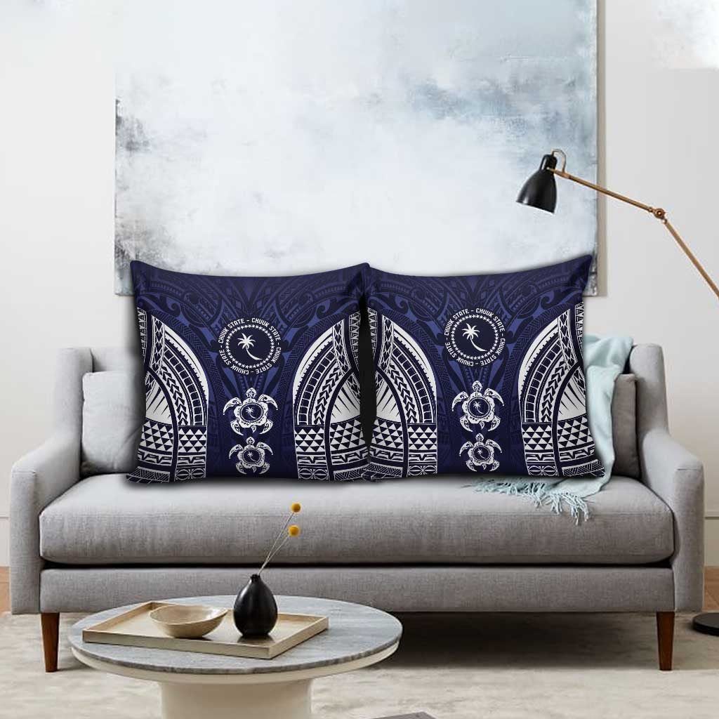 FSM Chuuk States Pillow Cover Micronesia Six 9 One Polynesian Tribal Pattern - Polynesian Pride