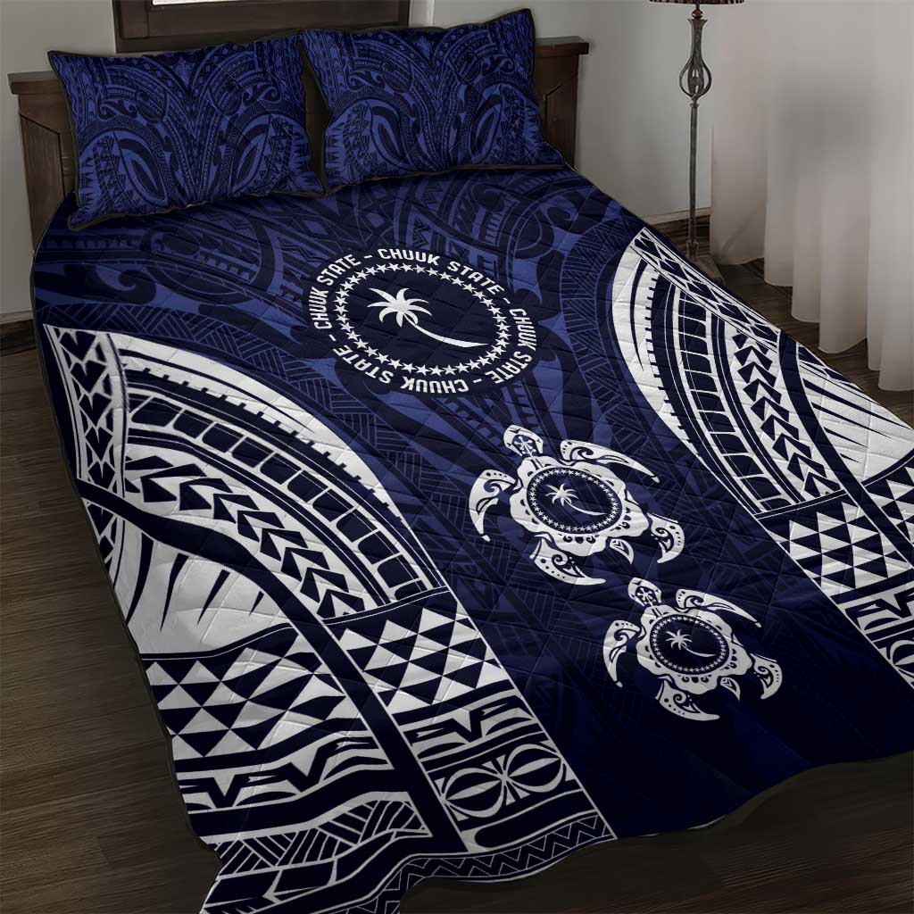 FSM Chuuk States Quilt Bed Set Micronesia Six 9 One Polynesian Tribal Pattern