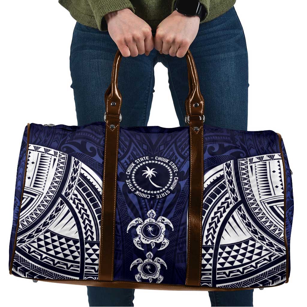 FSM Chuuk States Travel Bag Micronesia Six 9 One Polynesian Tribal Pattern - Polynesian Pride