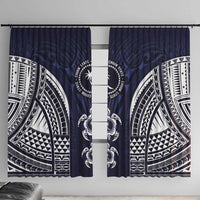 FSM Chuuk States Window Curtain Micronesia Six 9 One Polynesian Tribal Pattern