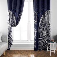 FSM Chuuk States Window Curtain Micronesia Six 9 One Polynesian Tribal Pattern