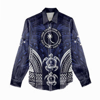 FSM Chuuk States Women Casual Shirt Micronesia Six 9 One Polynesian Tribal Pattern