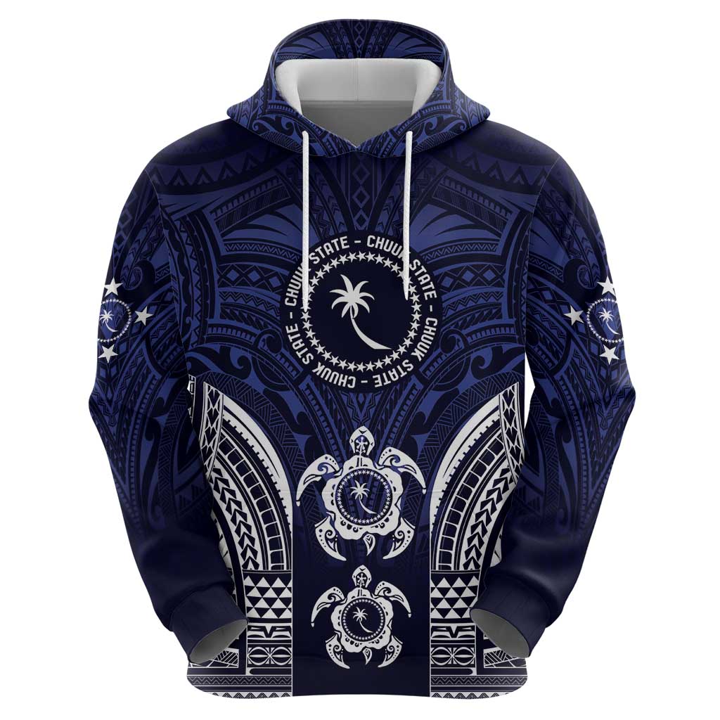FSM Chuuk States Zip Hoodie Micronesia Six 9 One Polynesian Tribal Pattern