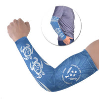 FSM Kosrae States Arm Sleeves Micronesia Six 9 One Polynesian Tribal Pattern - Polynesian Pride