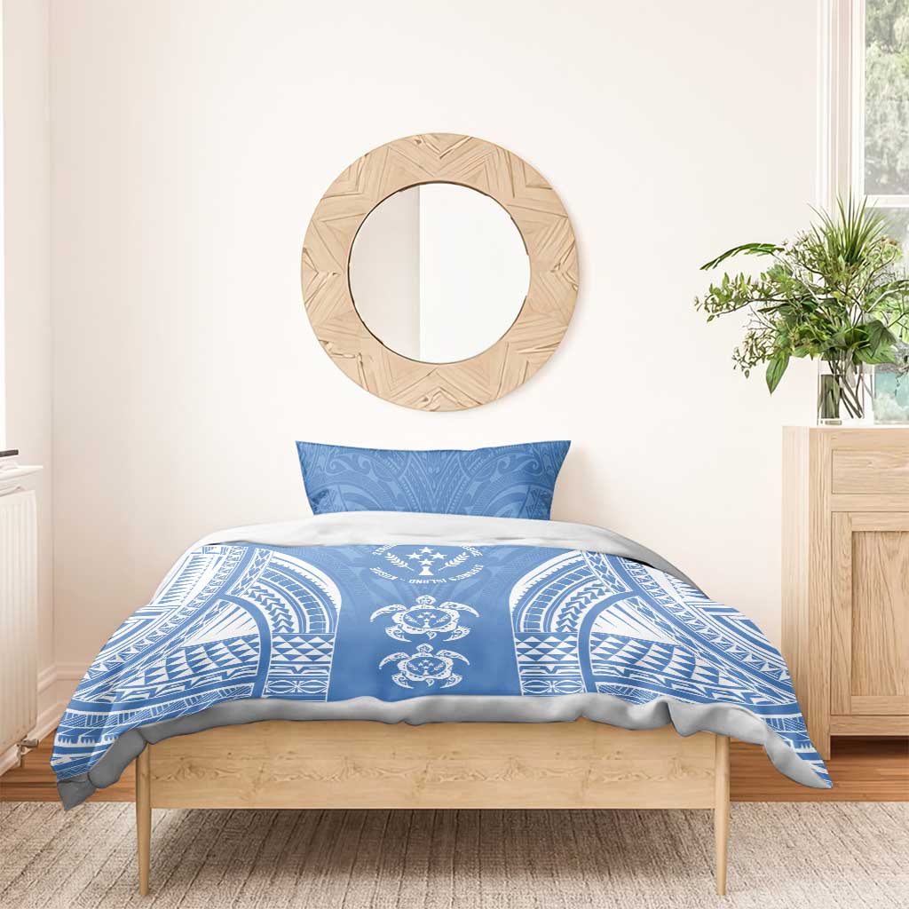 FSM Kosrae States Bedding Set Micronesia Six 9 One Polynesian Tribal Pattern