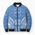 FSM Kosrae States Bomber Puffer Jacket Micronesia Six 9 One Polynesian Tribal Pattern - Polynesian Pride