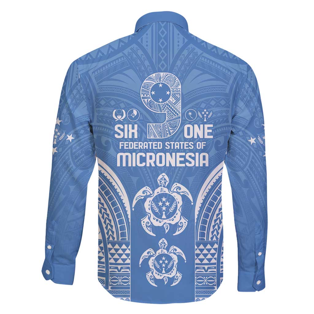 FSM Kosrae States Family Matching Off Shoulder Maxi Dress and Hawaiian Shirt Micronesia Six 9 One Polynesian Tribal Pattern